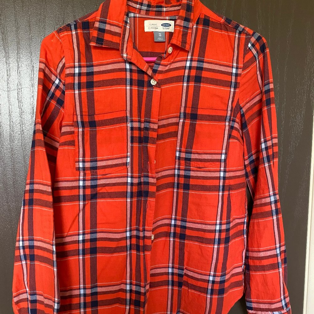 Like new orange flannel